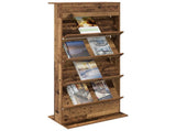 Magazine Rack Old Wood 70 x 41 x 156 cm Engineered Wood 899525