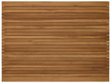 Table Top 90 x 90 x 3.5 cm Square Solid Teak Wood Natural 42033148