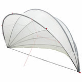 Pool Dome Folding Manual Grey and Orange 592 x 590 x 275 cm 42001133