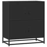 Sideboard Black 68x35x76 cm Engineered Wood 848989