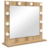 Vanity Mirror Rectangular Sonoma Oak 60 x 55 x 18 cm 868287