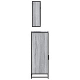 3 Piece Bathroom Furniture Set Grey Sonoma Engineered Wood 3300983