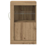 LED Sideboard Artisan Oak 41 x 37 x 67 cm Engineered Wood 863020