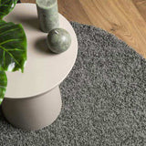 Shaggy Rug PAMPLONA High Pile Modern Green 160 cm 375312
