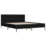 Bed Frame without Mattress Black 140x190 cm 3280032