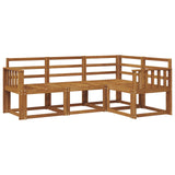Outdoor Sofa Set 4 pcs Natural Solid Acacia Wood 3366317
