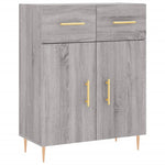 Highboard Grey Sonoma 69.5x34x180 cm Engineered Wood 3199871