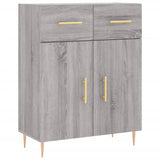 Highboard Grey Sonoma 69,5x34x180 cm Engineered Wood 3199871