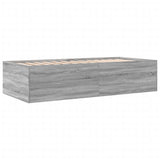 Daybed with Drawers without Mattress Grey Sonoma 90x200 cm 3280879