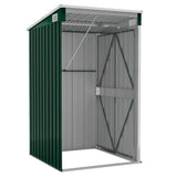 Wall-mounted Garden Shed Green 118x100x178 cm Galvanised Steel 316217