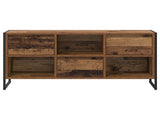 TV Cabinet Old Wood 100 x 36 x 49.5 cm Engineered Wood 886508
