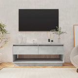 TV Cabinet Concrete Grey 102x41x44 cm Engineered Wood 809489