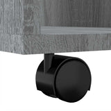 Rolling Cabinet Grey Sonoma Engineered Wood Standard Rollable 815970