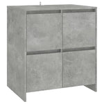 2 Piece Sideboard Concrete Grey Engineered Wood 3098084
