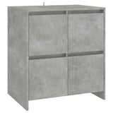 2 Piece Sideboard Concrete Grey Engineered Wood 3098084