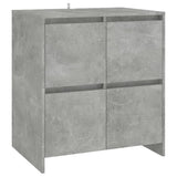3 Piece Sideboard Concrete Grey Engineered Wood 3098076