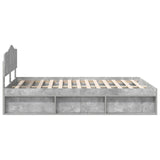 Bed Frame with Headboard Concerte 160 x 200 cm Solid Pine Wood 3412874