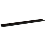 Screw-on Door Brush Seals 12 pcs Brown 100 cm Aluminium Alloy 42019461