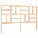 Bed Frame without Mattress King Size Solid Wood 3194901