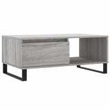 Coffee Table Grey Sonoma 90x50x36.5 cm Engineered Wood 830578