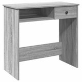 Desk Grey Sonoma 80x40x75 cm Engineered Wood 860477