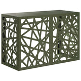Air Conditioner Cover Olive Green 90 x 40 x 60 cm Steel 8014153