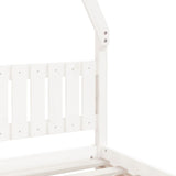 Kids Bed Frame White 90x200 cm Solid Wood Pine 834499