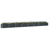 Planter Anthracite 770 x 50 x 45 cm Galvanised Steel 42018214