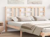 Bed Headboard 141x4x100 cm Solid Wood Pine 817835