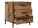 Bedside Cabinet Old Wood 40 x 40 x 66 cm Engineered Wood 882125