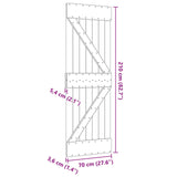 Door NARVIK Natural 70 x 210 cm Solid Pine Wood 42047079