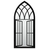 Mirror Black 100x45 cm Iron for Indoor Use 3093532