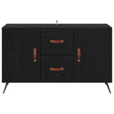 Sideboard Black Oak 100 x 36 x 60 cm Engineered Wood 882453