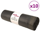 Bin Bags with Drawstrings 250 pcs Black 120 L 155344