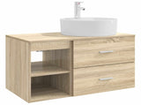 Bathroom Furniture Set 2 pcs Sonoma Oak Engineered Wood 3403906