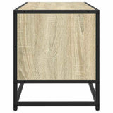 TV Cabinet Sonoma Oak 100x34.5x40 cm Engineered Wood and Metal 848815