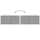 TV Cabinet Concrete Grey 80x34x36 cm Engineered Wood 801854