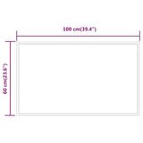 LED Bathroom Mirror 100x60 cm 151774