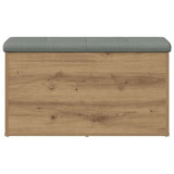 Storage Bench Artisan Oak 82x42x45 cm Engineered Wood 857618