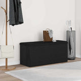 Storage Bench Black oak 102 x 42 x 45 cm Engineered Wood 862985