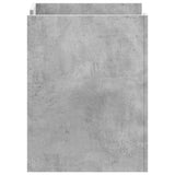 Bedside Cabinet Concrete Grey 45x50x65 cm Engineered Wood 848307