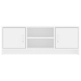 TV Cabinet White 102x30x37.5 cm Engineered Wood 823253
