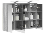 Bathroom Mirror Cabinet Grey Sonoma 63.5 x 16 x 62.5 cm 889164