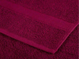 8 Piece Premium Towel Set SOLUND Bordeaux 600 gsm 137539
