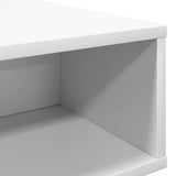 Coffee Table White 105 x 50 x 32.5 cm Engineered Wood 8000204