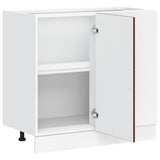 Kitchen Base Cabinet "Porto" Brown Oak Engineered Wood 854305