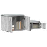 Storage Cabinet 2 pcs Grey Sonoma 127 x 41 x 40 cm 866656