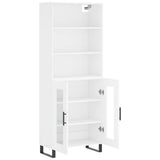 Highboard White 69.5x34x180 cm Engineered Wood 3189341