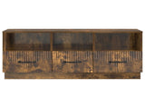 TV Cabinet Smoked Oak 102 x 34.5 x 47 cm Engineered Wood 895370