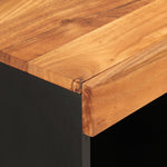 Side Cabinet 85x33x75 cm Solid Wood Acacia 352898